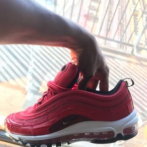 Red CR patchwork air Max 97